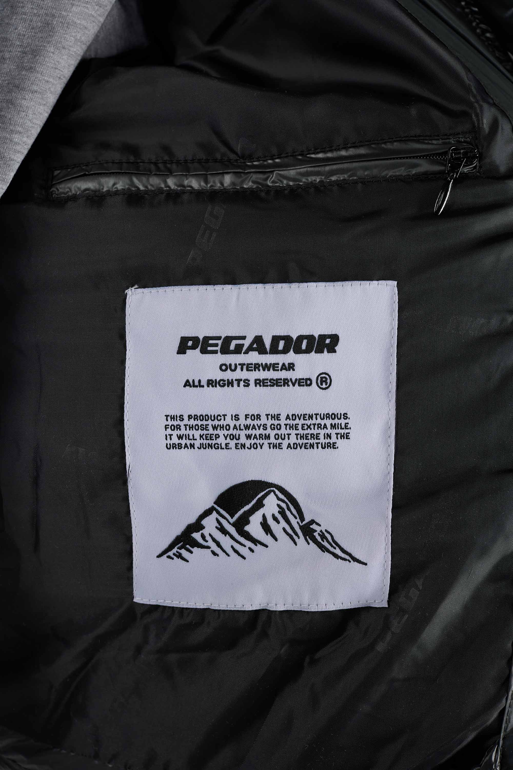 Georgia Light Glossy Puffer Jacket Anthracite – PEGADOR®