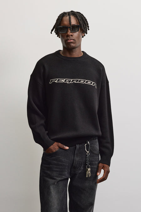 Lenox Oversized Knit Sweater Black