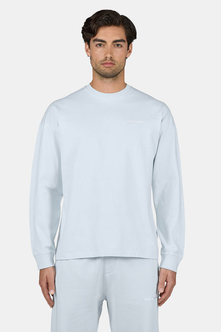 Rusk Logo Oversized Longsleeve Dream Blue