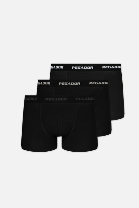 Trosk Boxershorts White Anthracite Light Beige (3 Pack)