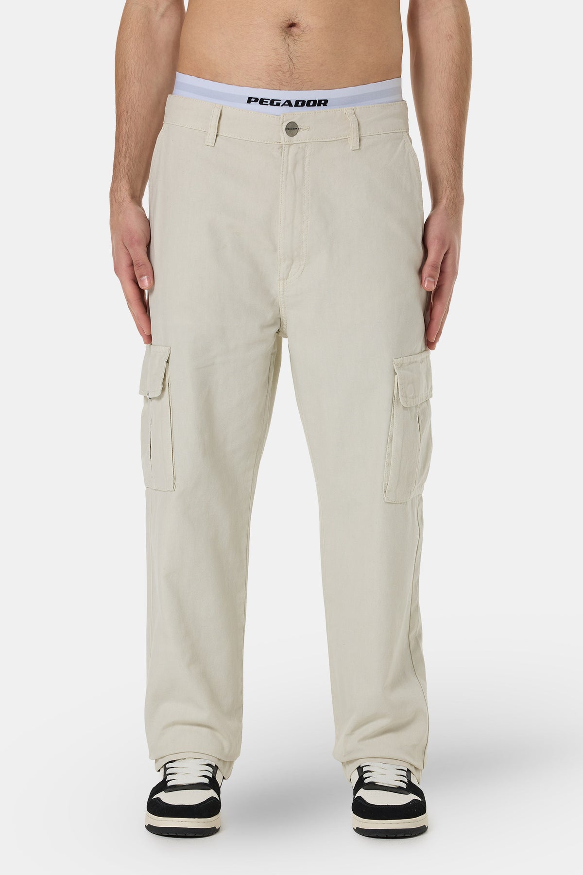 Waymir Cargo Pants Cream - 28