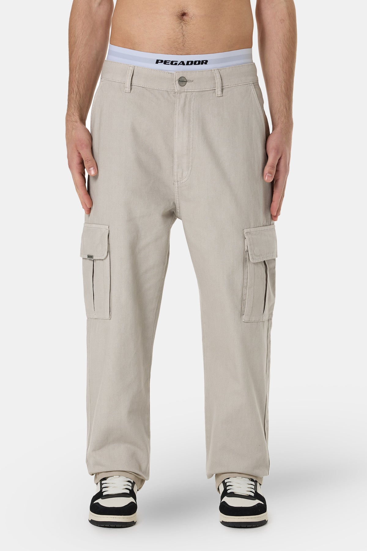 Waymir Cargo Pants Light Grey - 28