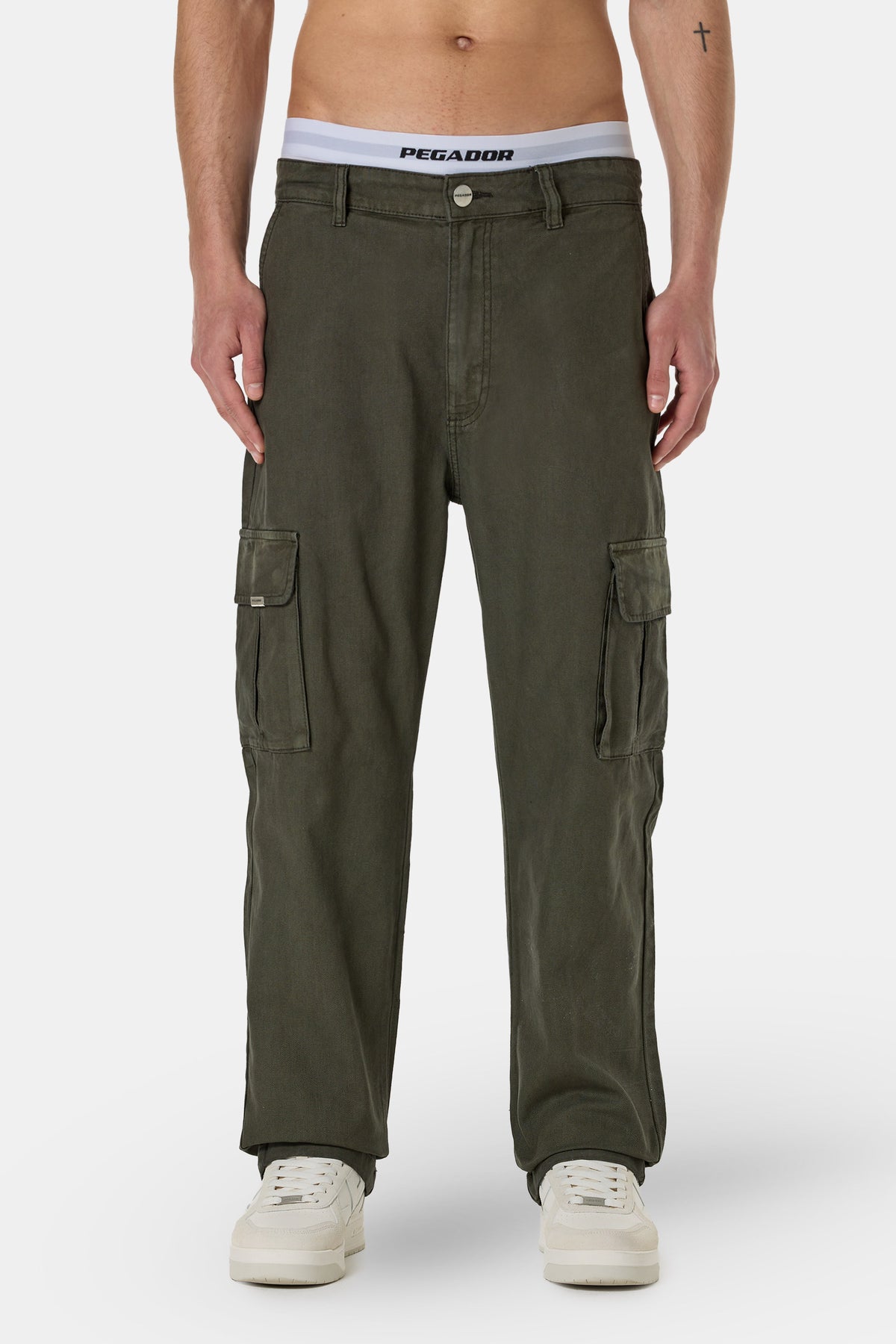 Waymir Cargo Pants Olive Green - 28