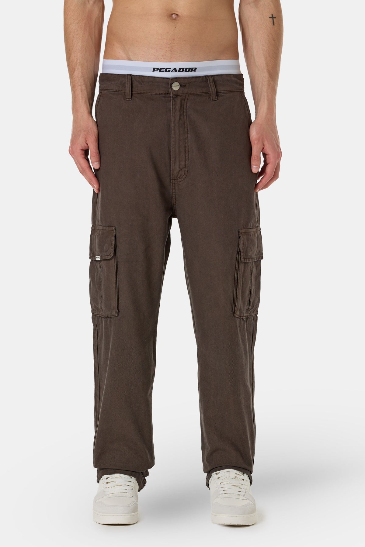 Waymir Cargo Pants Dark Brown - 28