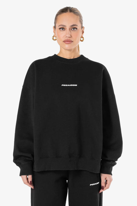 Sela Oversized Sweater Black Gum