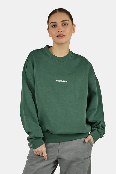 Sela Oversized Sweater Solid Green