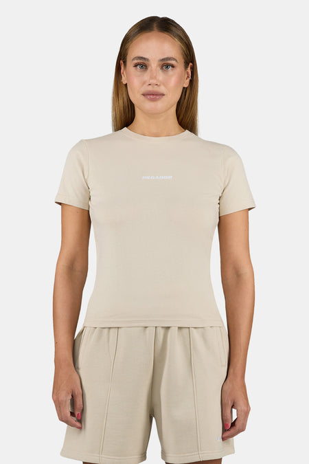 Yona Slim Tee Light Beige