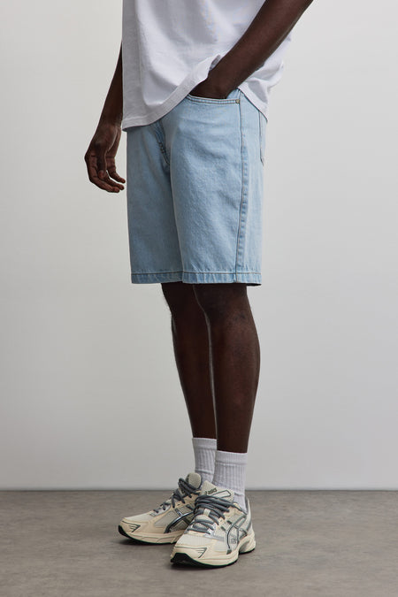 Bostic Jeans Shorts Washed Cold Blue
