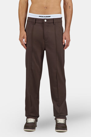 Guider Regular Suit Pants Dark Brown PEGADOR Guider Regular Suit Pants Dark Brown PEGADOR