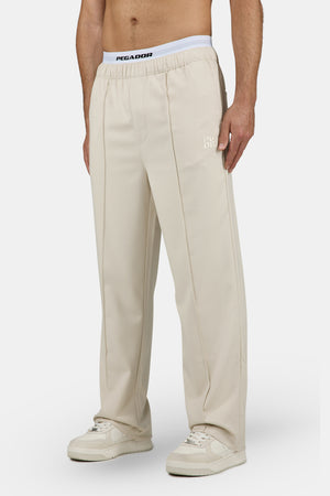 Belds Wide Suit Pants Light Beige PEGADOR Belds Wide Suit Pants Light Beige PEGADOR