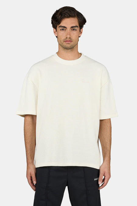 Signar Oversized Waffle Tee Unbleached