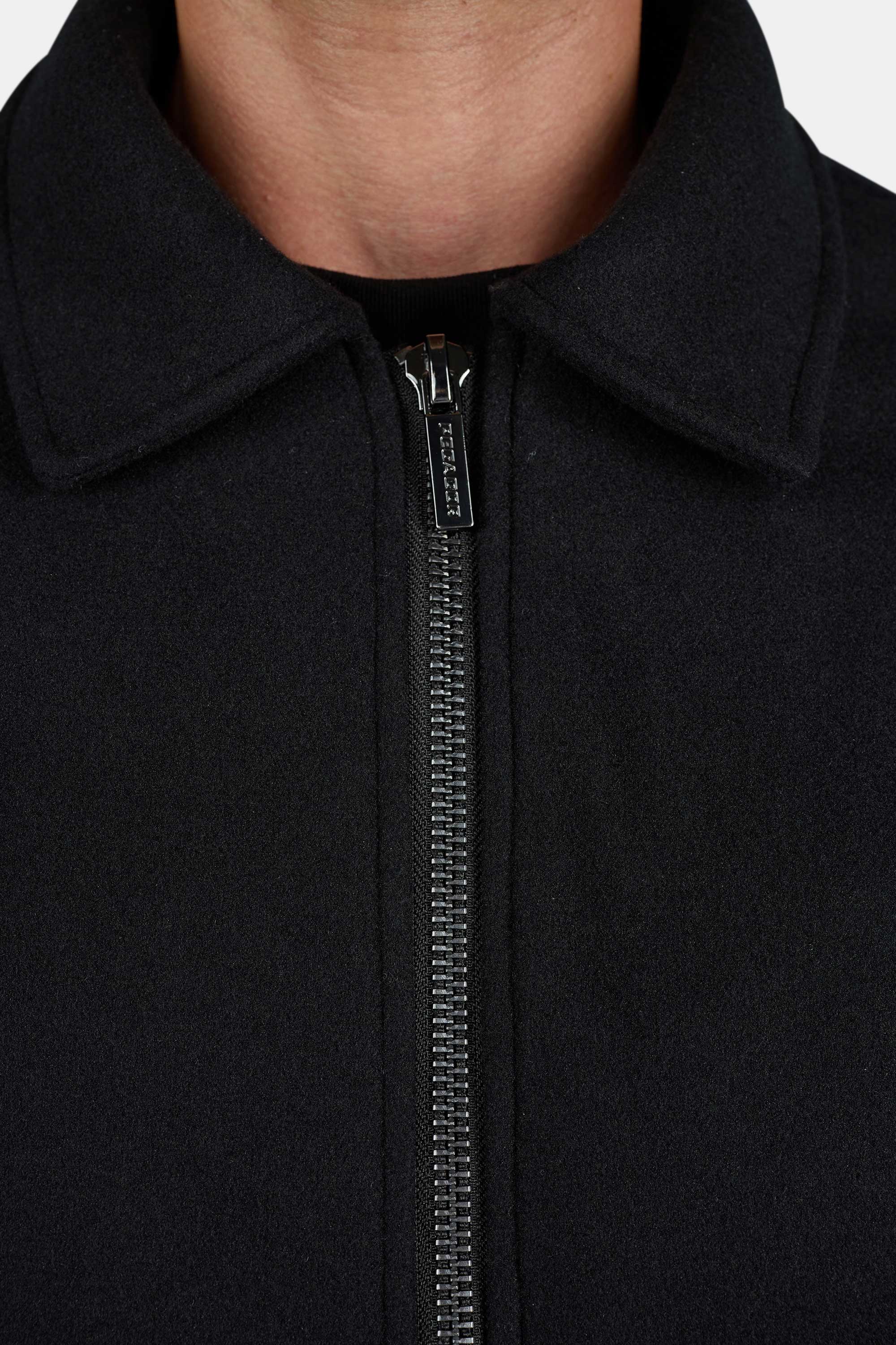 Aiken Wooloptic Bomberjacket Black – PEGADOR®