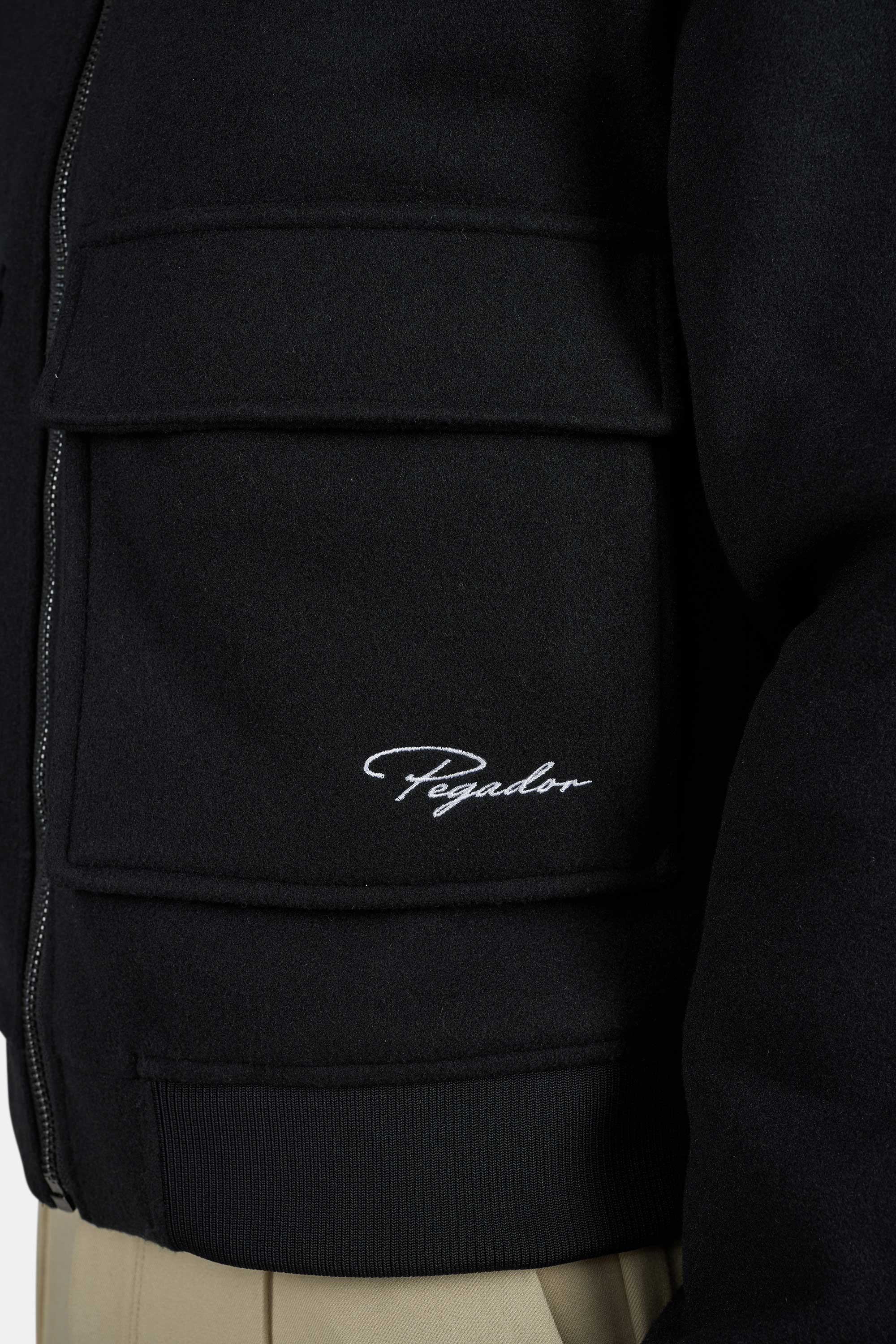 Aiken Wooloptic Bomberjacket Black – PEGADOR®