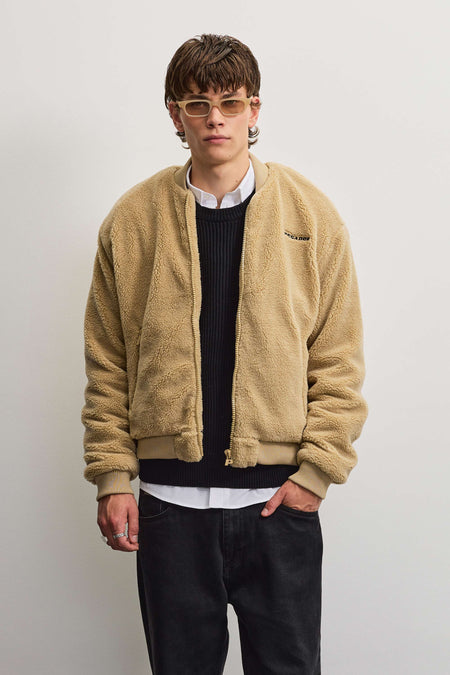 Ember Teddy Bomberjacket Sand