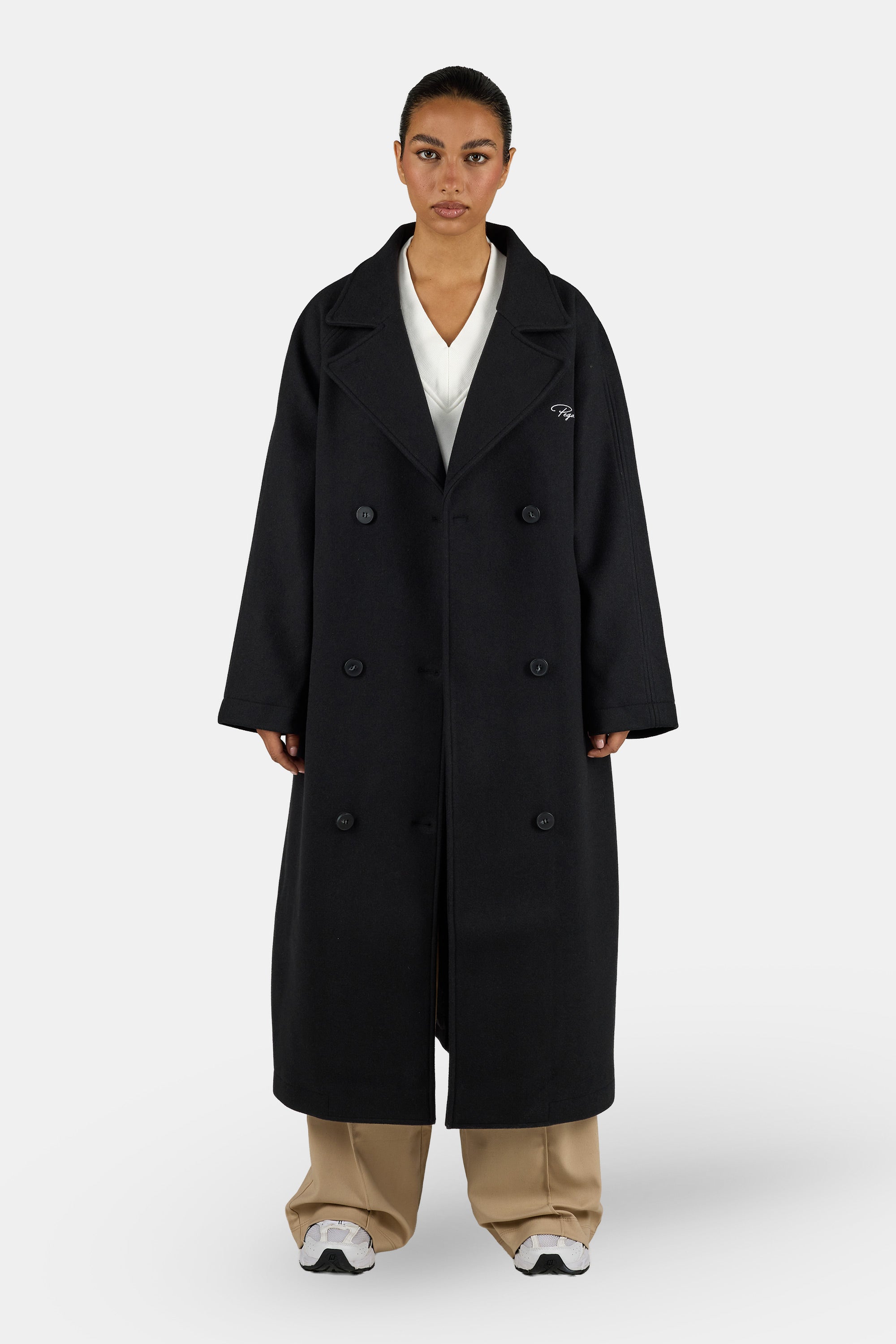Valencia Raglan Coat Black – PEGADOR®