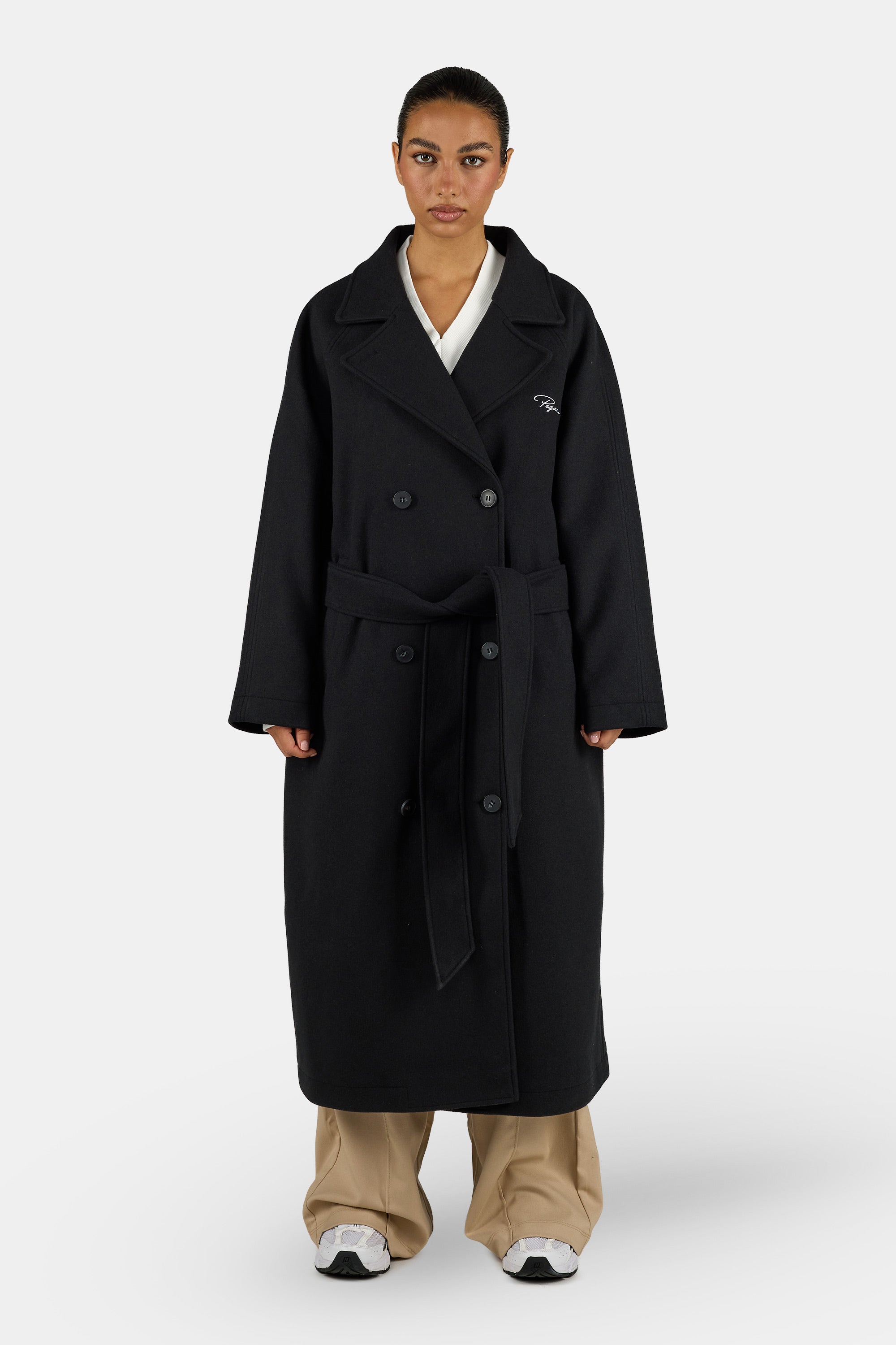 Valencia Raglan Coat Black – PEGADOR®