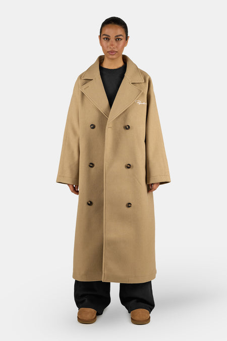 Valencia Raglan Coat Sand