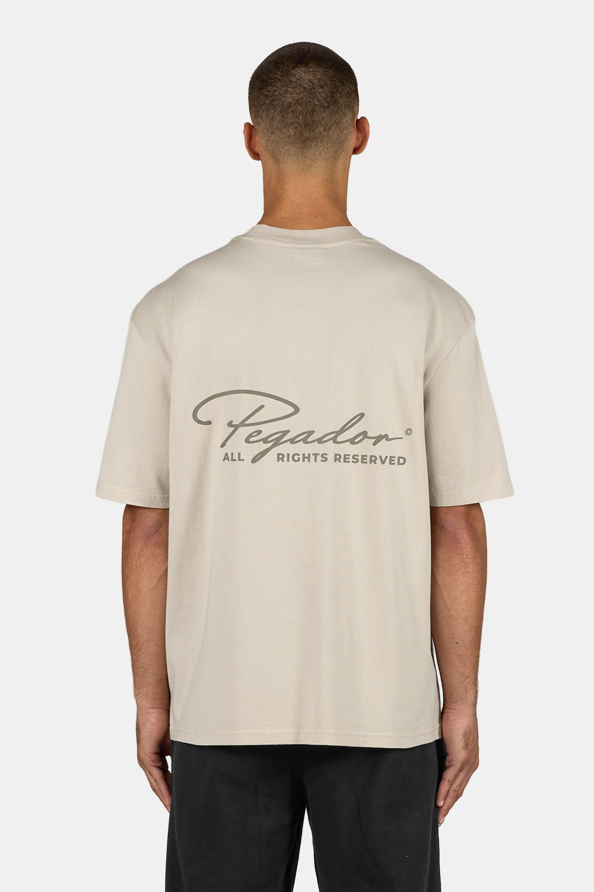 Pike Oversized Tee Washed Cozy Beige – PEGADOR®