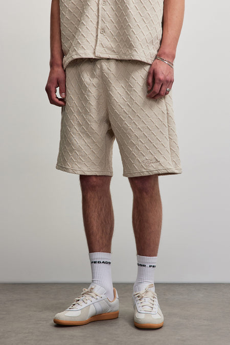 Jovren Structured Shorts Cream