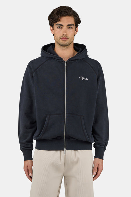 Signar Terry Raglan Sweat Jacket Vintage Black