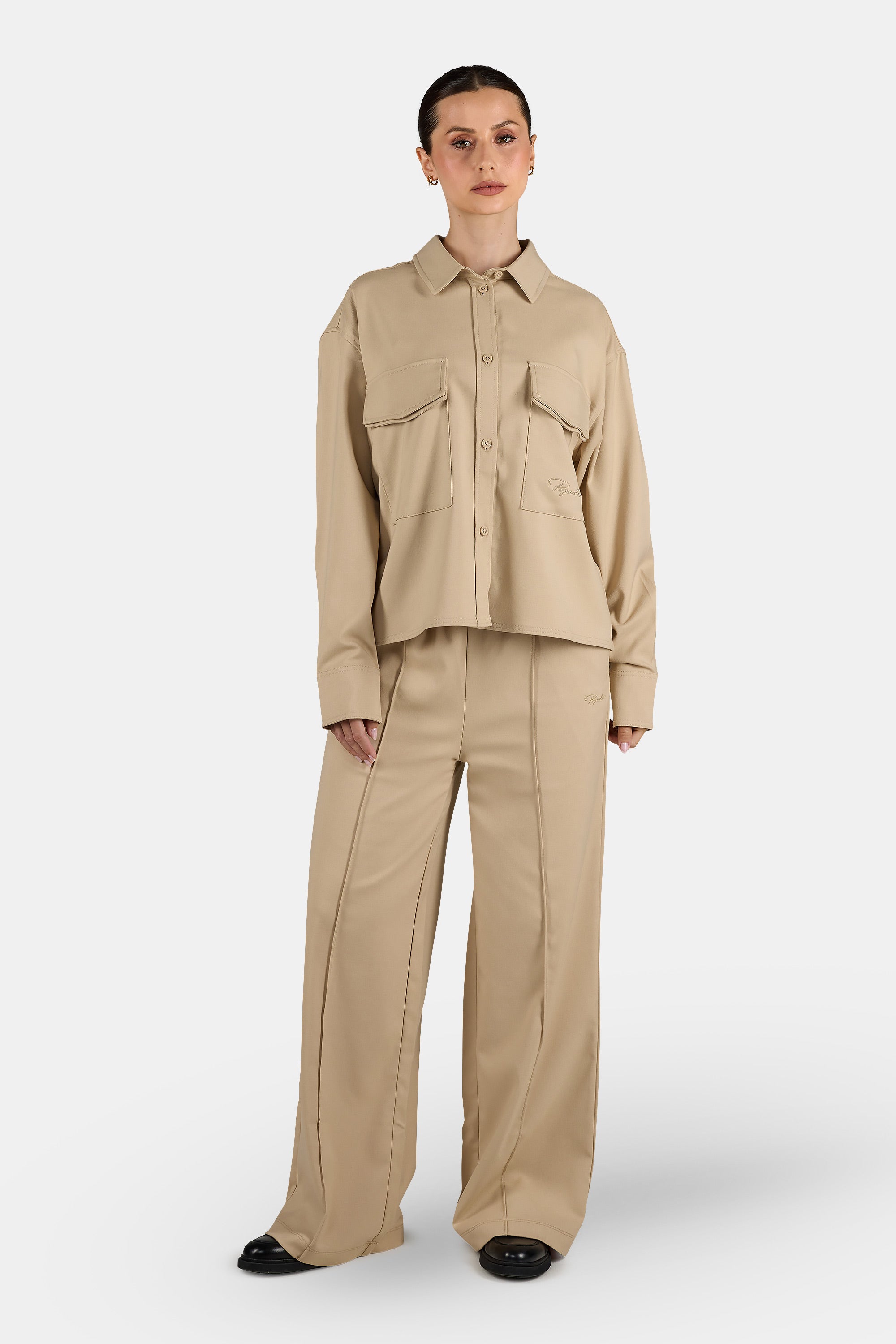 Nilay Loose Suit Pants Cappuccino – PEGADOR®