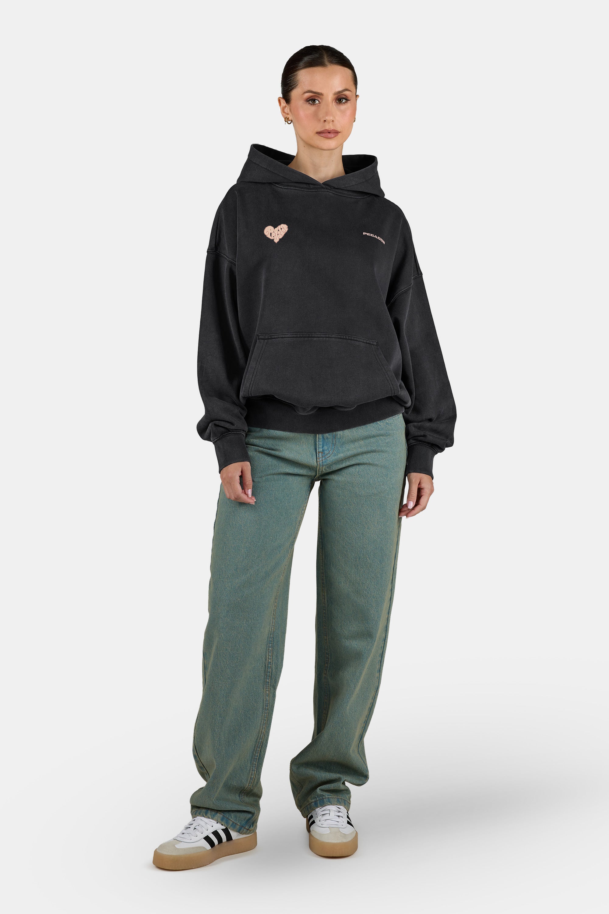 Galena Oversized Hoodie Vintage Black
