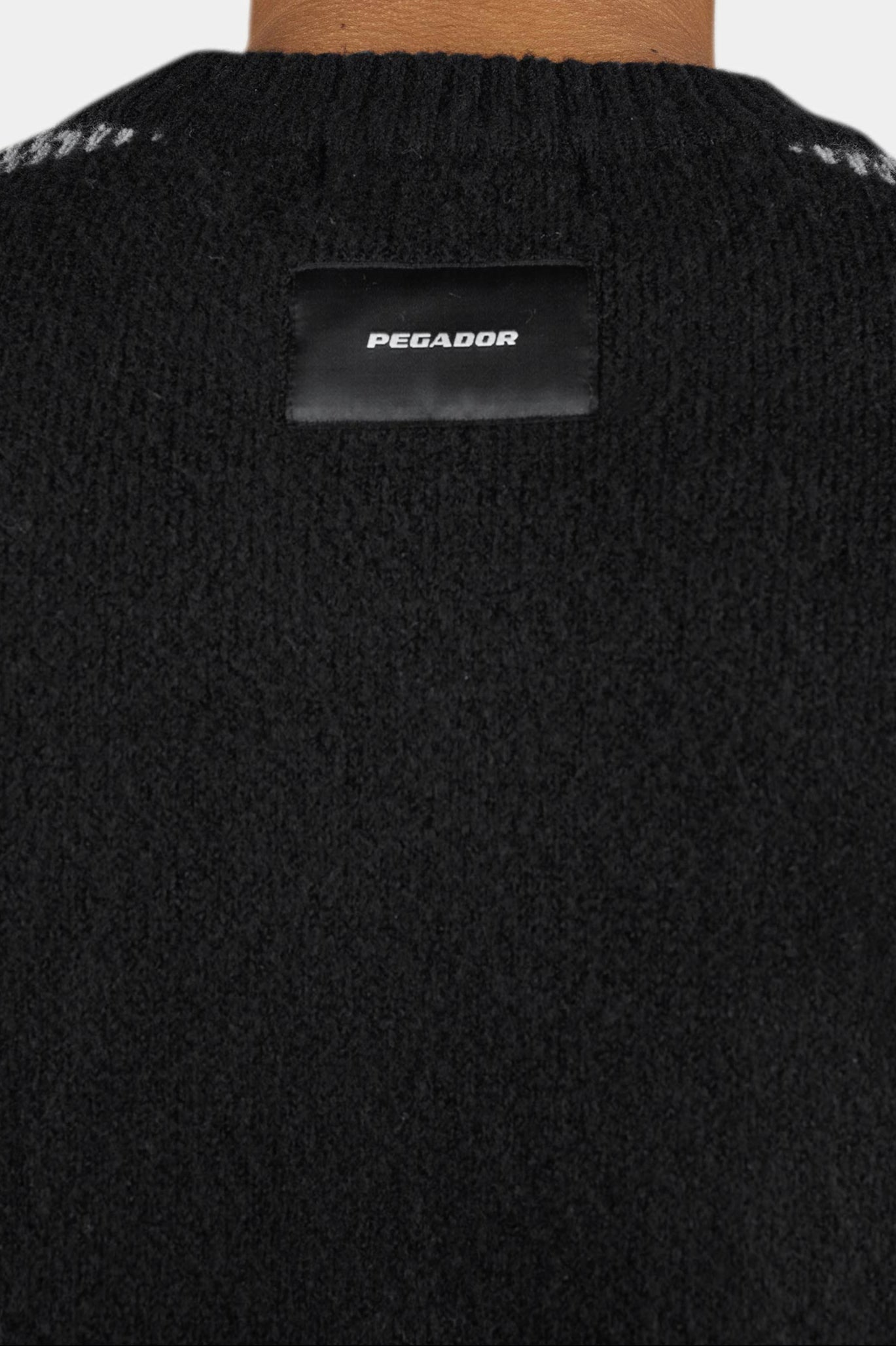 Nepole Oversized Knit Sweater Black – PEGADOR®