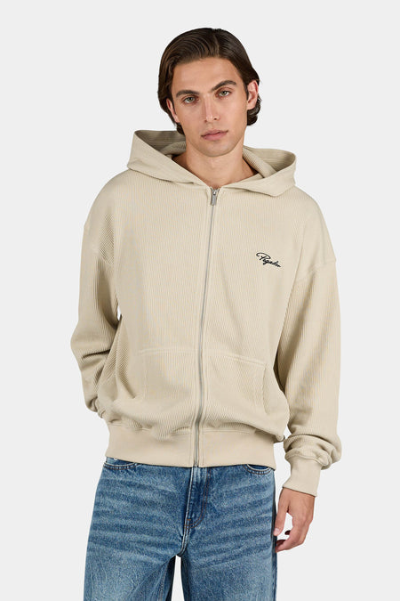 Signar Oversized Rib Jacket Washed Stone