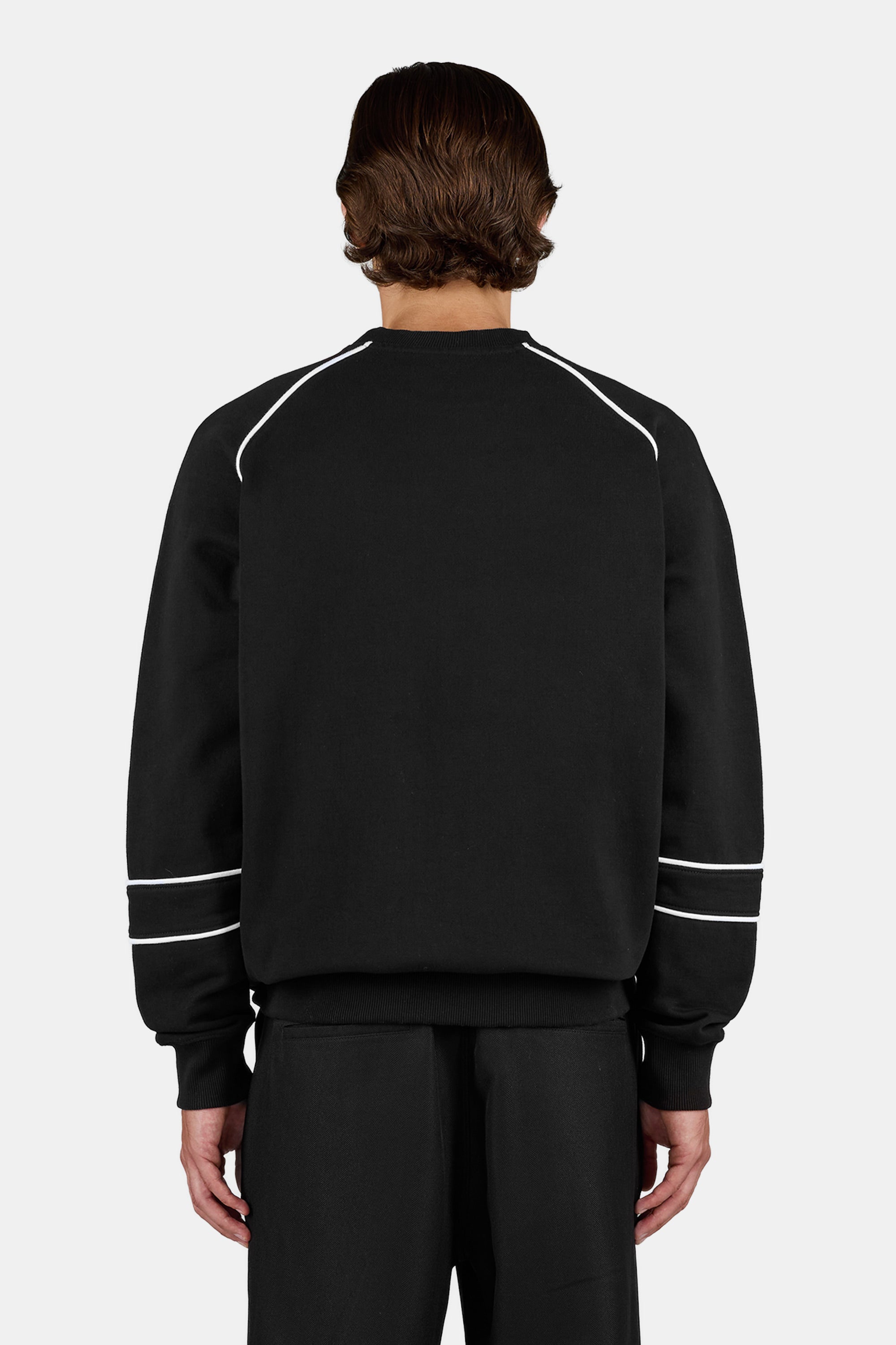 PERVERZE Open Sweat Shirts BLACK パーバーズ 黒 PERVERZE Open Sweat