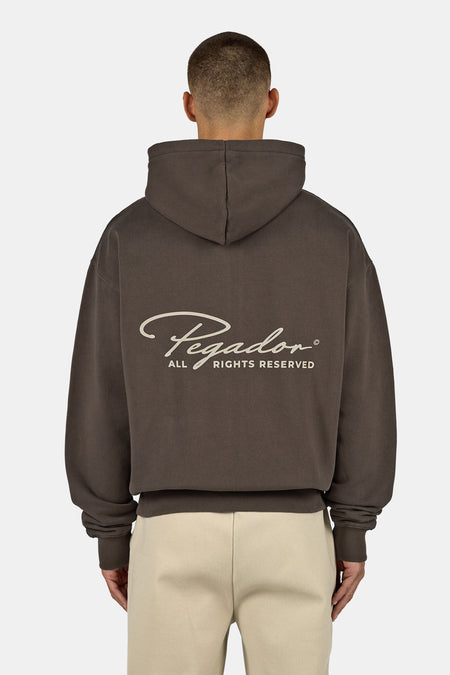 Pike Oversized Sweat Jacket Walnut Brown