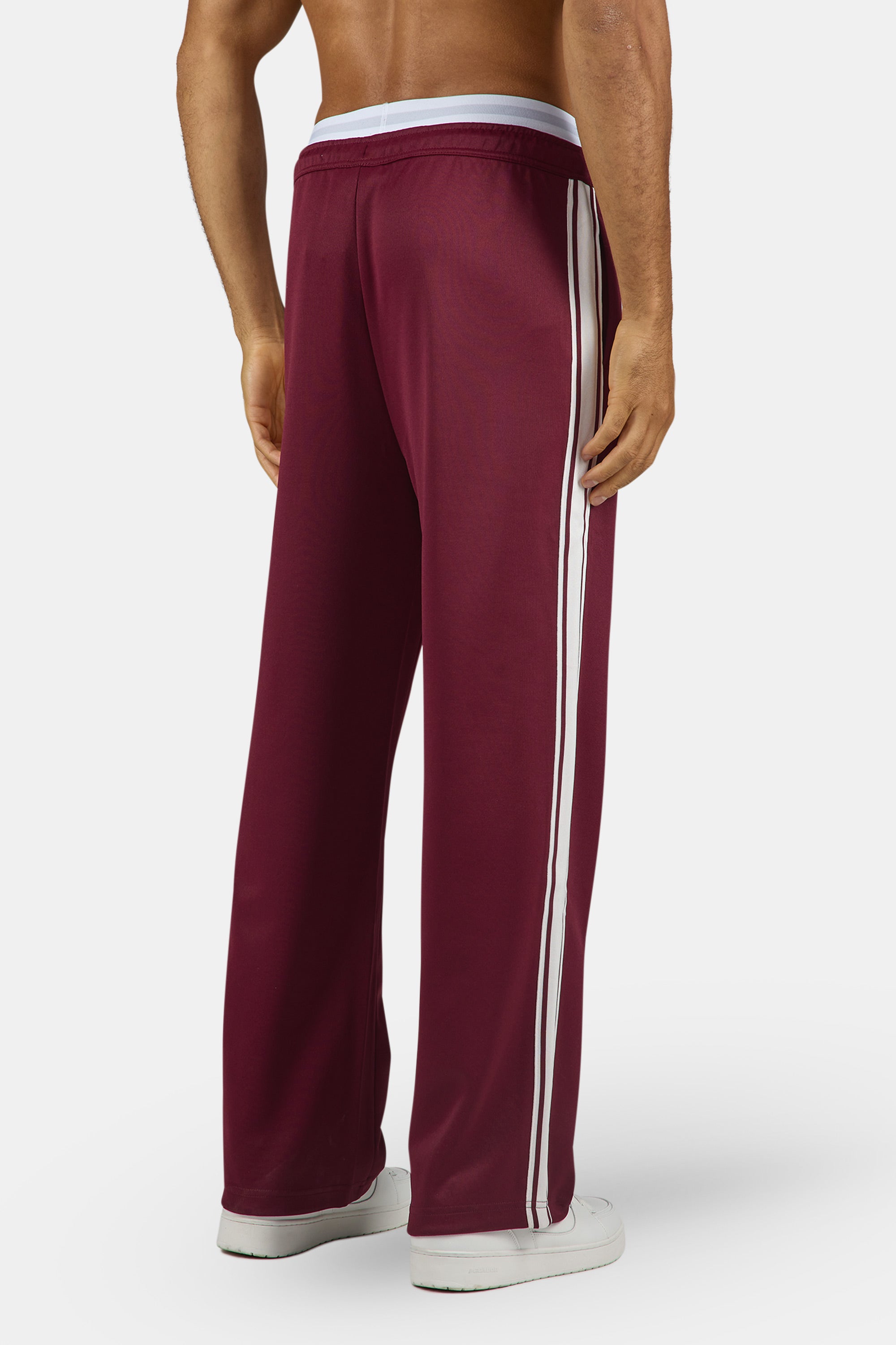 +81 369　TB Pant M wine red Viro Wide Track Pants Maroon Red – PEGADOR®