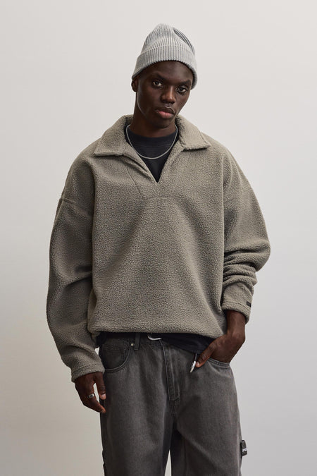 Burano Collar Longsleeve Flint Grey