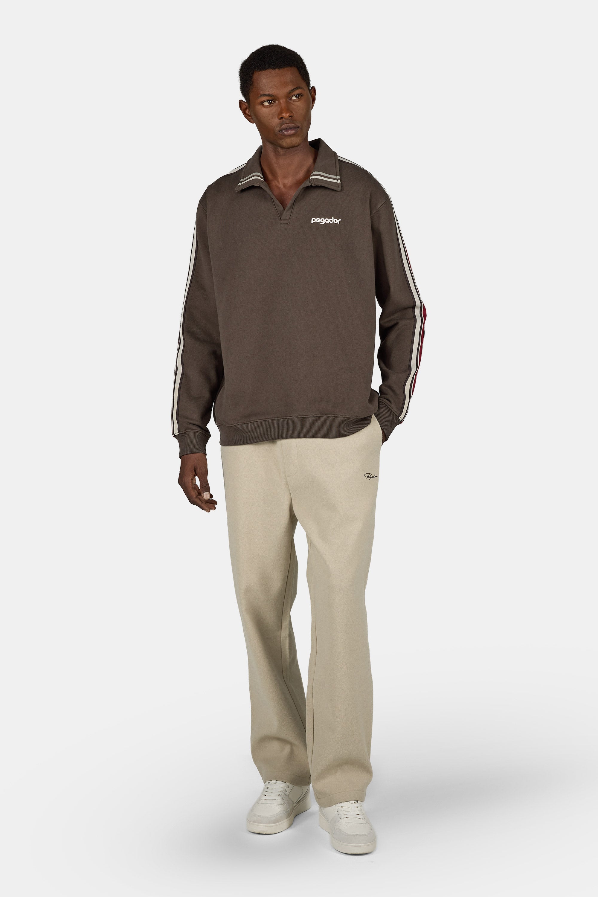 Nemor Oversized Polo Sweater Washed Walnut Brown – PEGADOR®