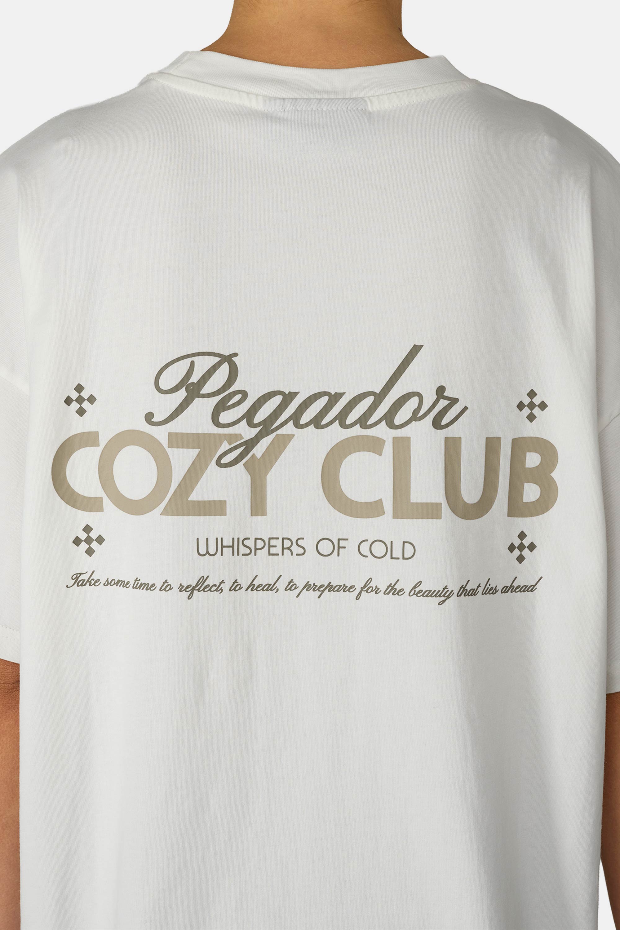 Marsala Heavy Oversized Tee Washed Snow White – PEGADOR®