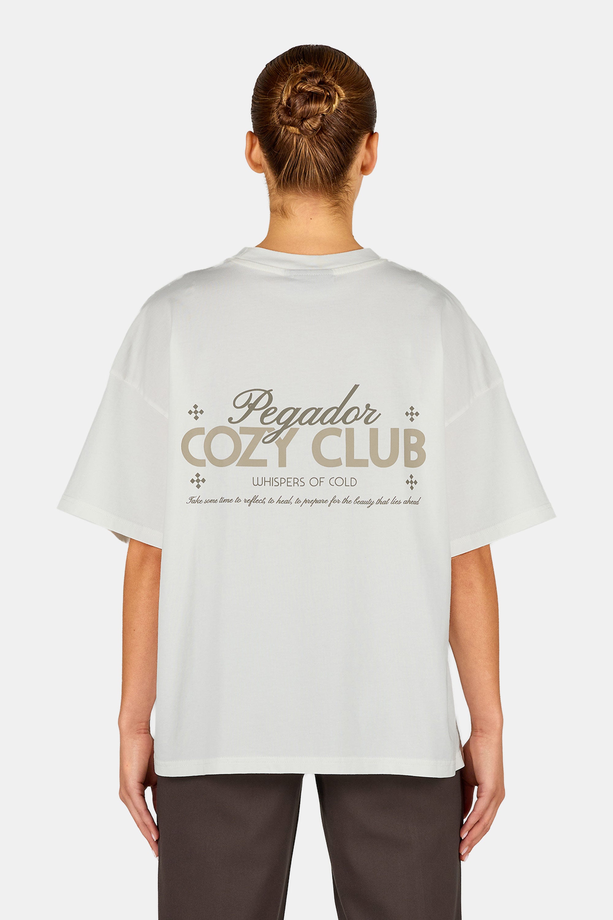 Marsala Heavy Oversized Tee Washed Snow White – PEGADOR®