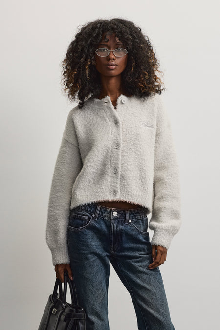 Nimes Knit Cardigan Sky Grey