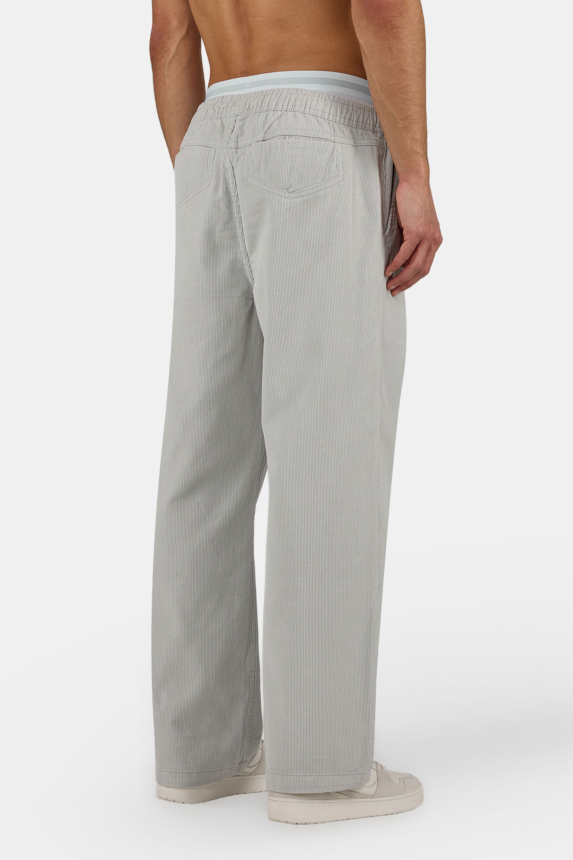 Torgny Wide Cord Smart Pants Fog Grey – PEGADOR®