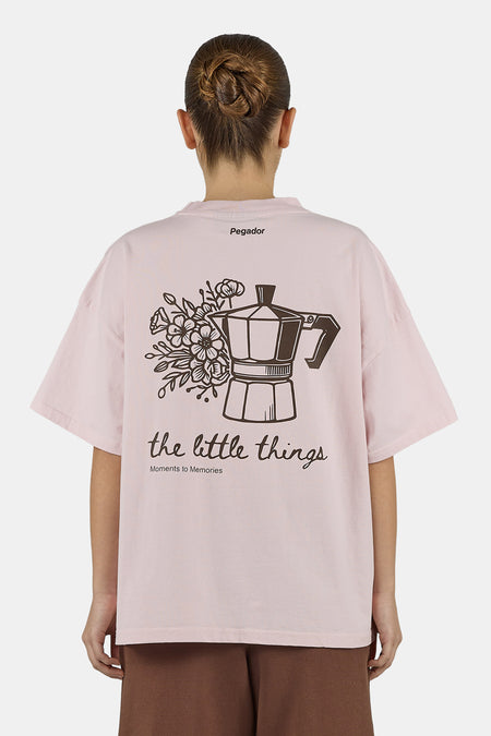 Miravet Heavy Oversized Tee Powder Pink