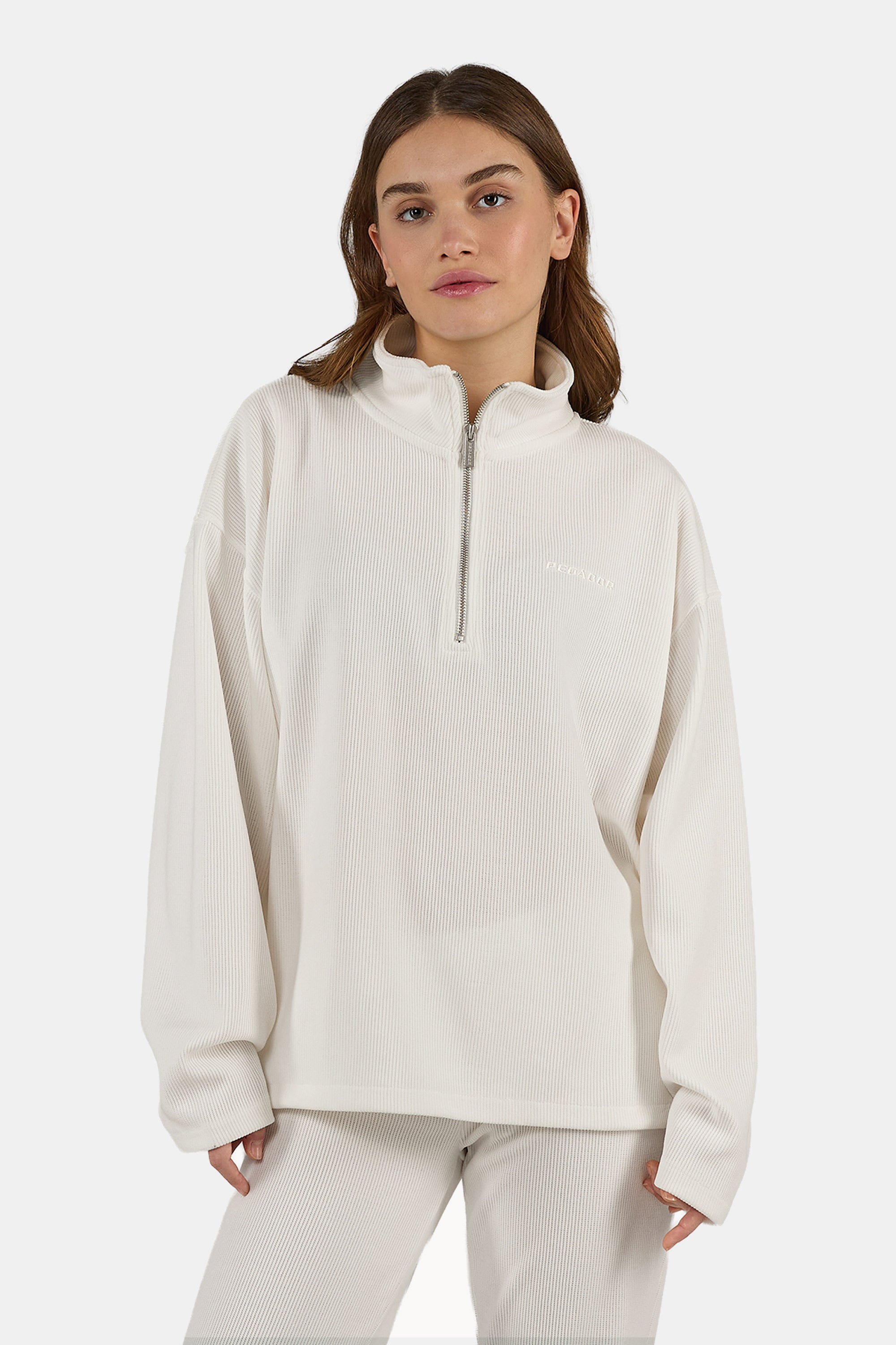Noli Rib Halfzip Washed Warm White – PEGADOR®