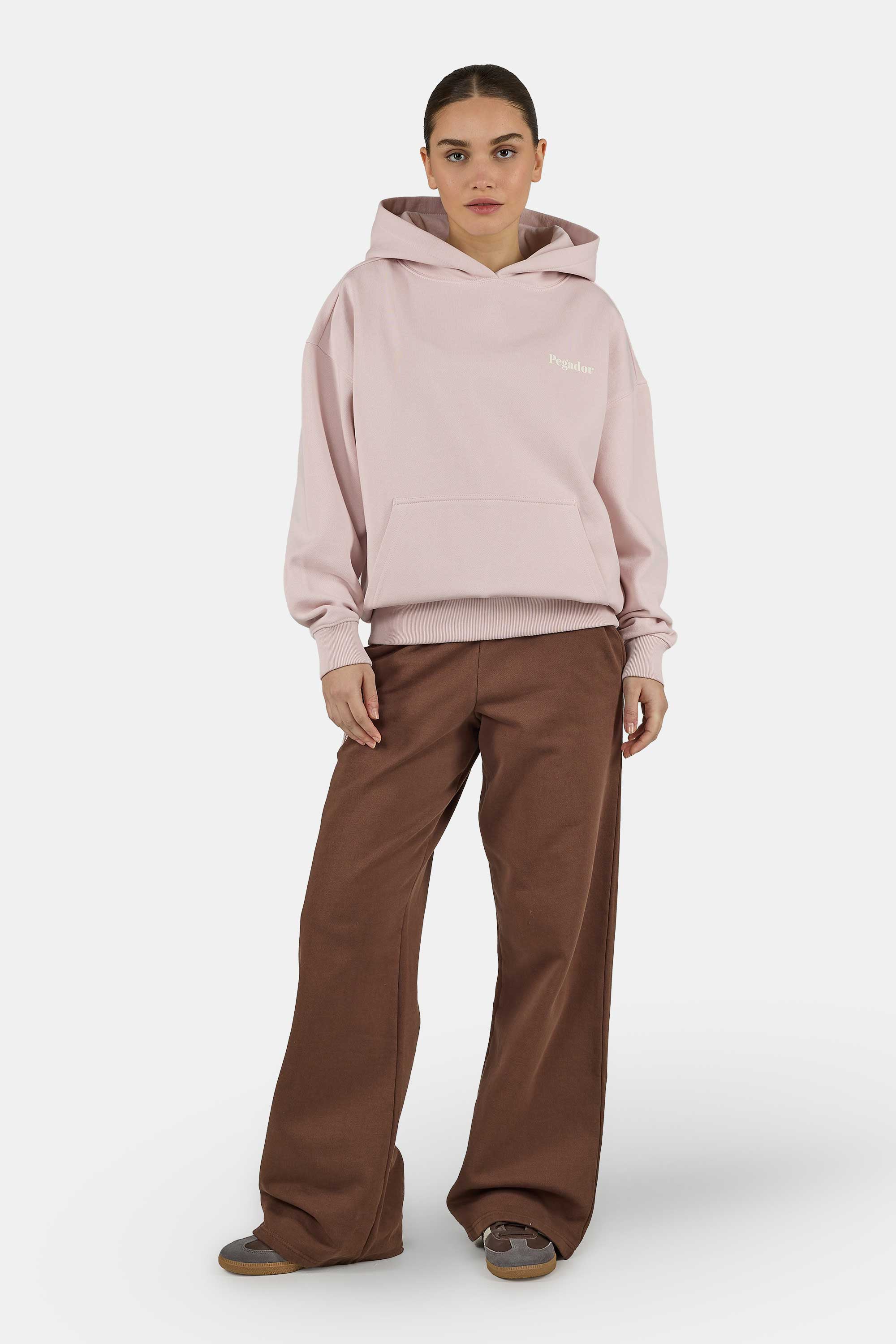 Vipava Oversized Hoodie Washed Powder Pink – PEGADOR®