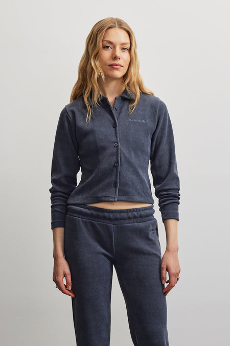 Noli Rib Shirt Twilight Blue