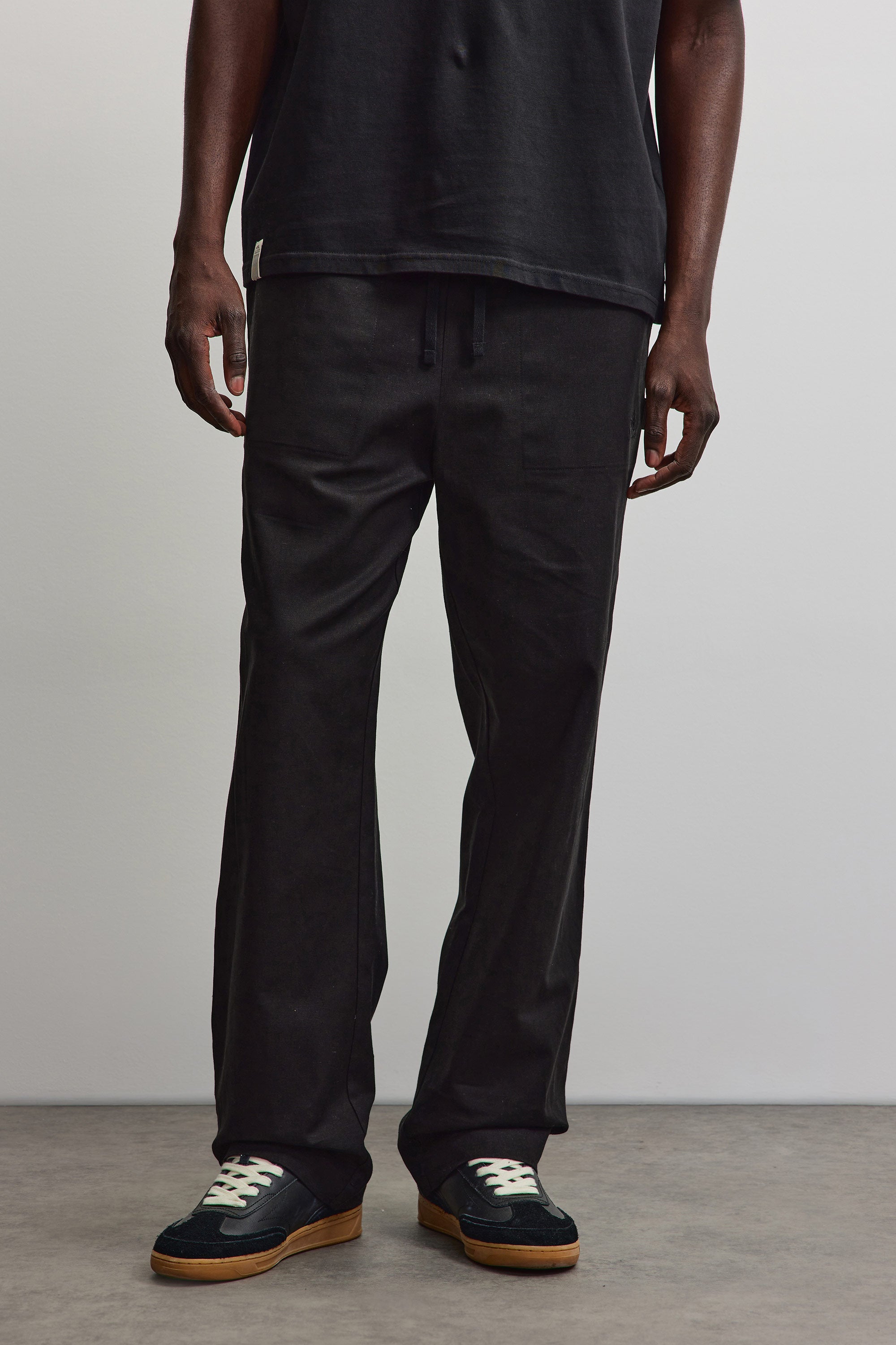 Cadaques Linen Pants Black – PEGADOR®