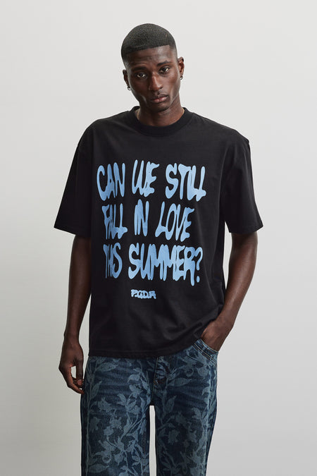 Elgin Oversized Tee Black