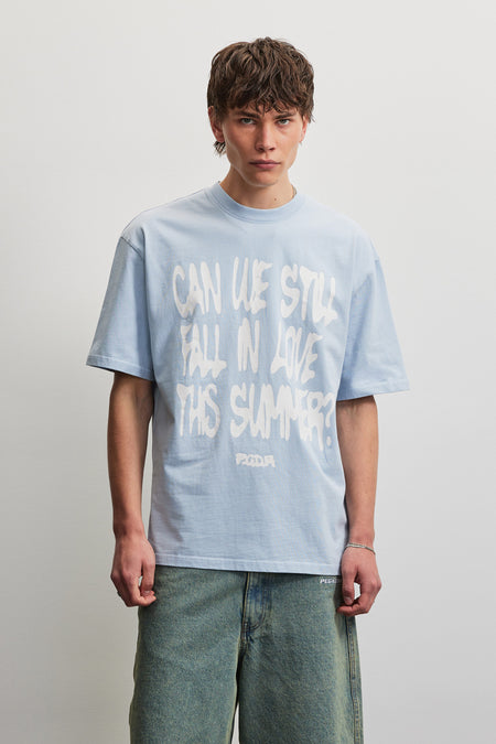 Elgin Oversized Tee Ocean Blue
