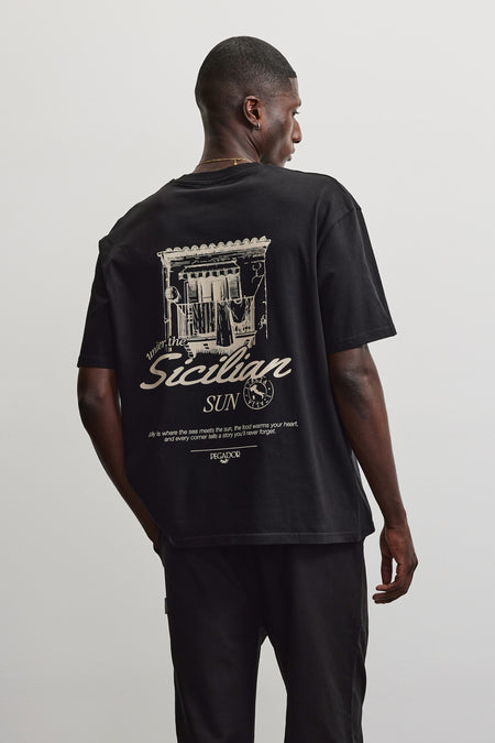 Pedroche Oversized Tee Black
