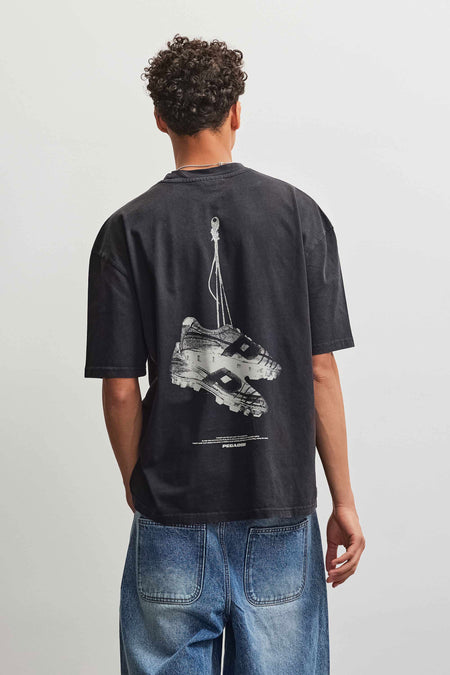 Spello Oversized Tee Vintage Black