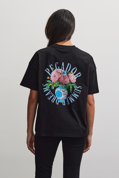 Olargues Heavy Oversized Tee Black
