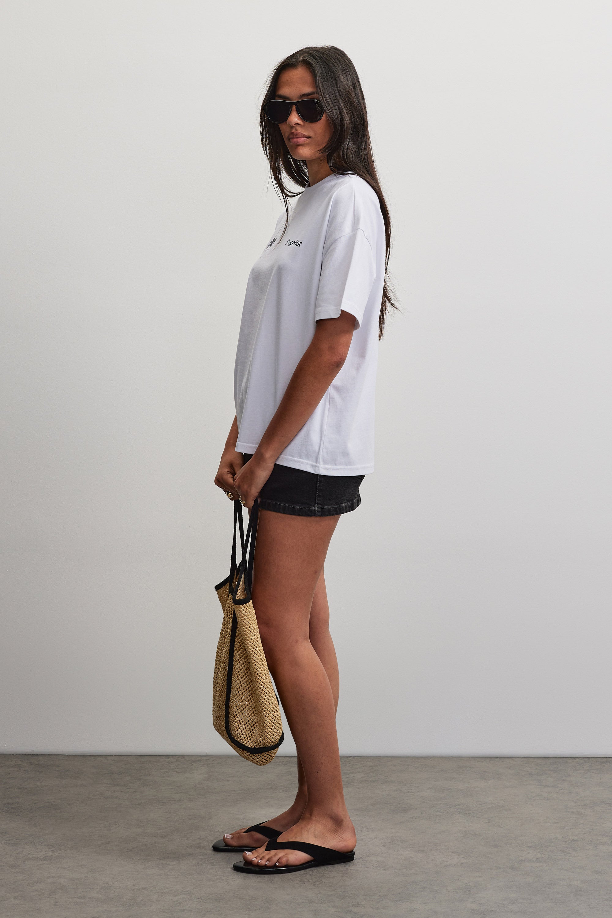 Zarasai Heavy Oversized Tee White – PEGADOR®