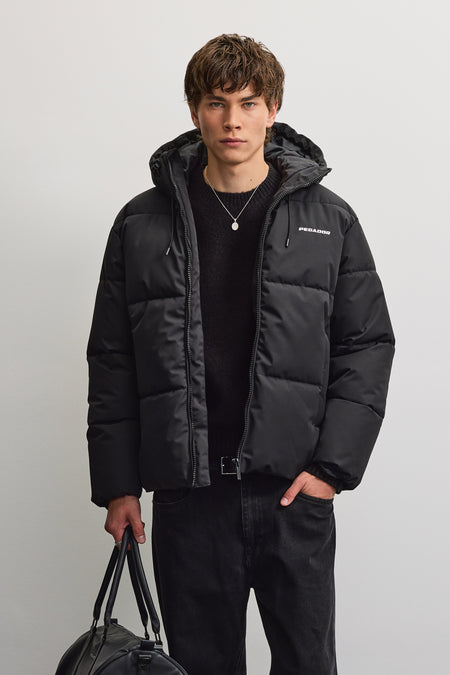 Bertinoro Hooded Puffer Jacket Black