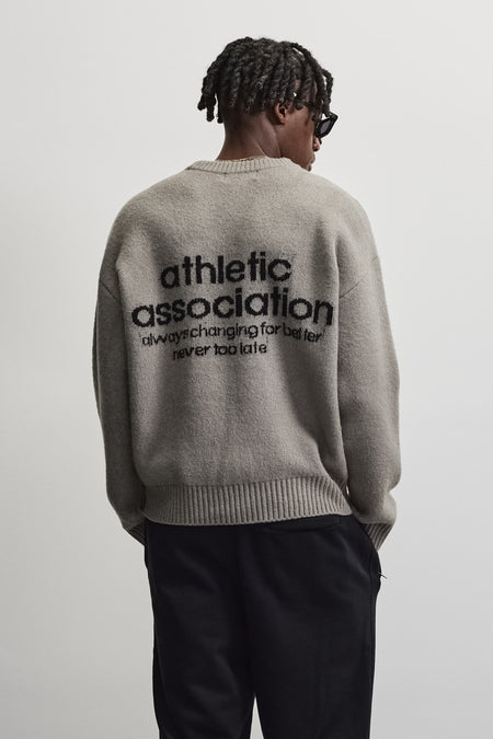 Luka Oversized Knit Sweater Grey